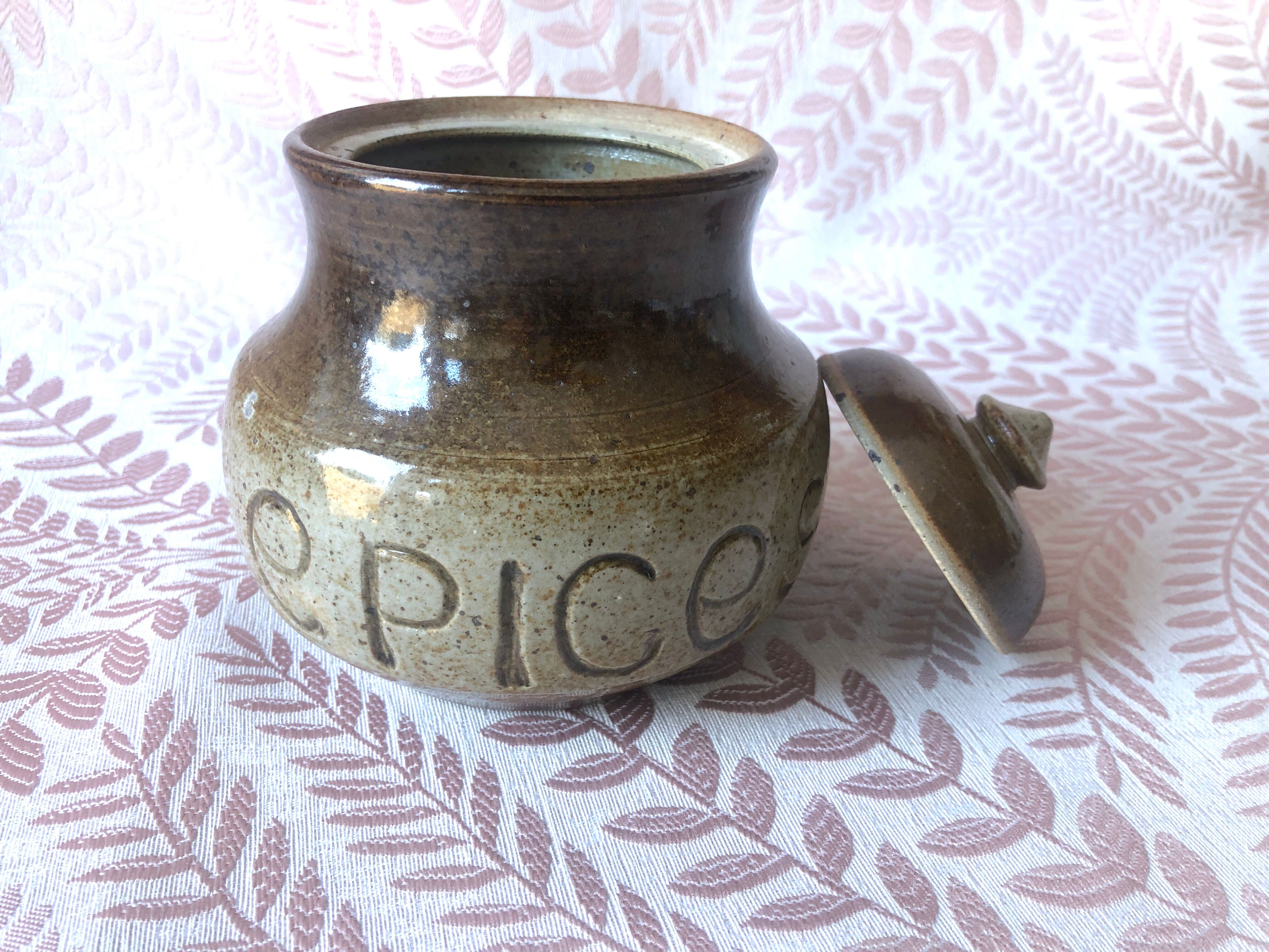 Pots à épices en grès véritable