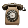 Socotel S63 vintage dial brown phone