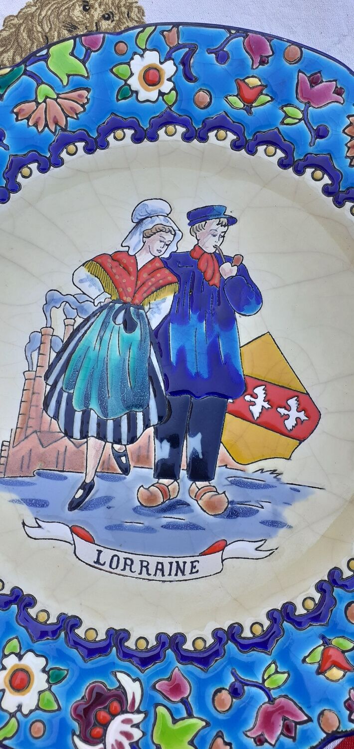 Longwy decorative plate