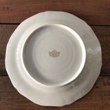 Service of 8 flat plates, Limoges