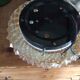 Molded glass ceiling light