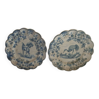 Two Talavera/Duran ceramic dishes