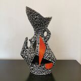 Geometric vase signed Le Vaucour for Vallauris