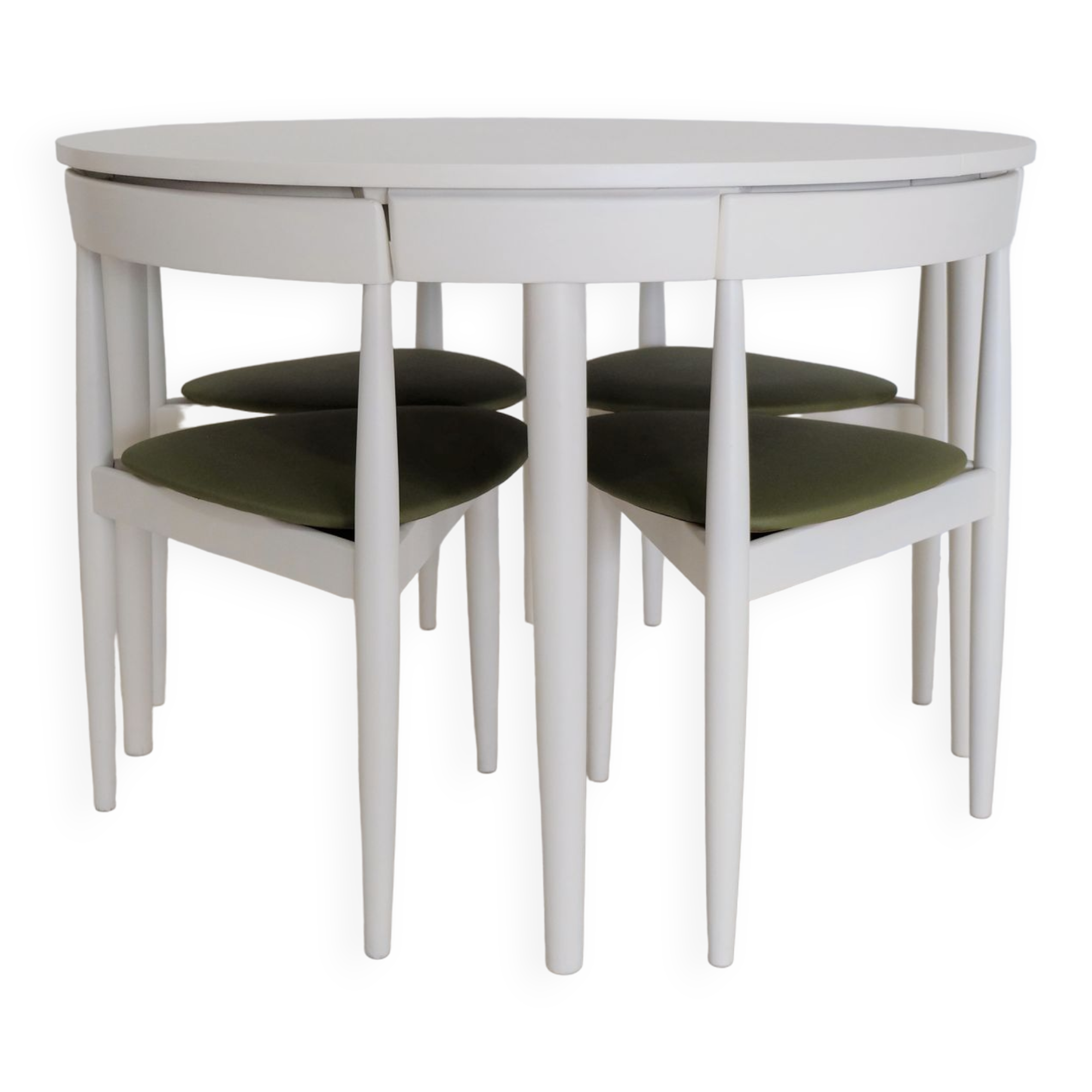 Table and chairs by Hans Olsen