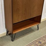 70s Teak Bar Library Shelf
