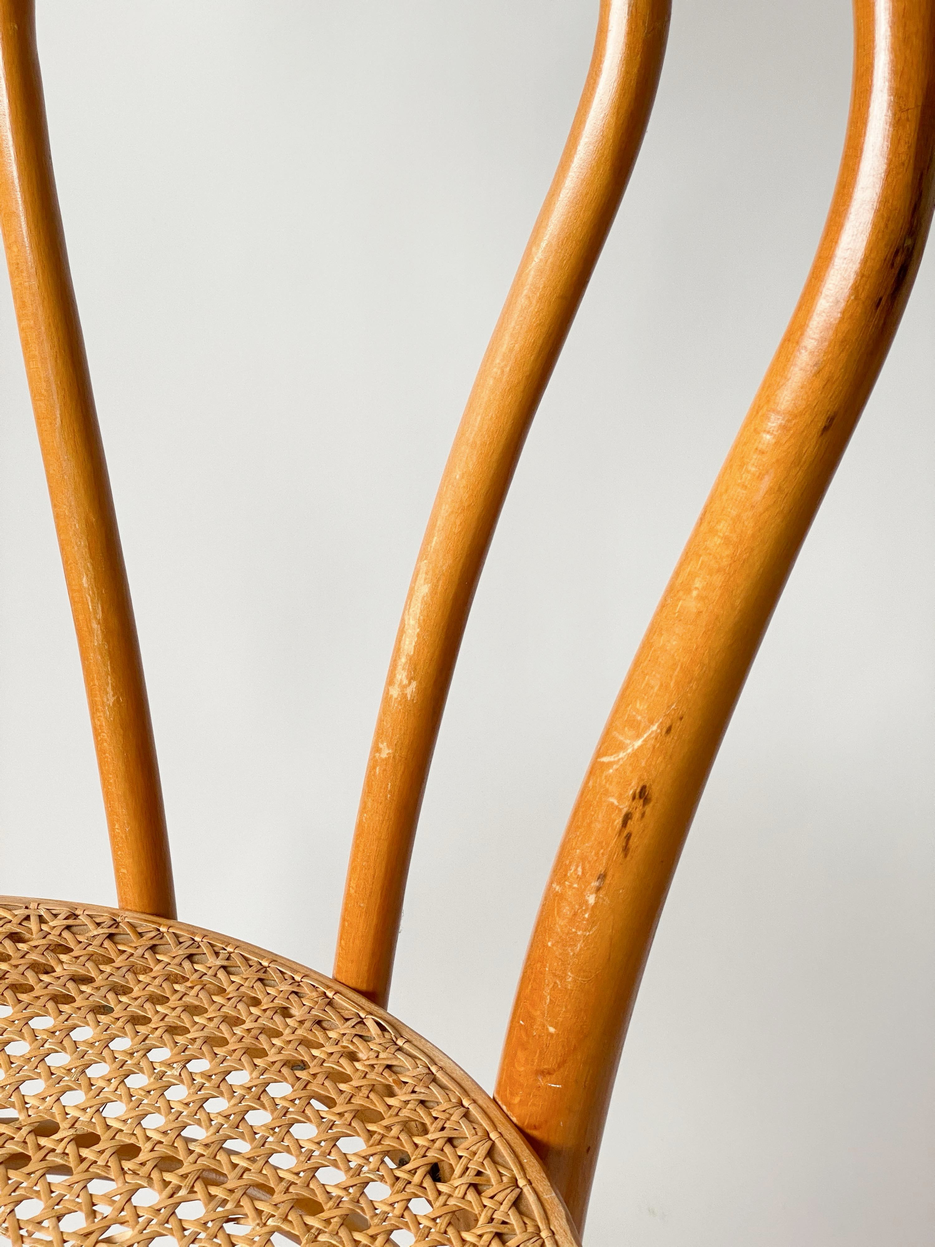 Pair Chairs bistro canage