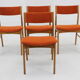 1960s Set of 4 Teak Dining Chairs, Denmark