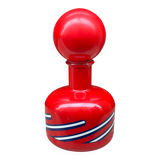 Bottle Lacryma Christi red Beccaro Italy 1970s Pop Art Space Age