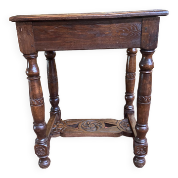 Oak side table