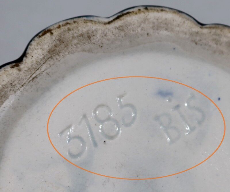 Earthenware vase, faience factory of fives lille - early twentieth century