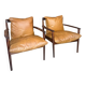 Pair of PJ 56 Grete Jalk armchairs in Rio rosewood, 60s