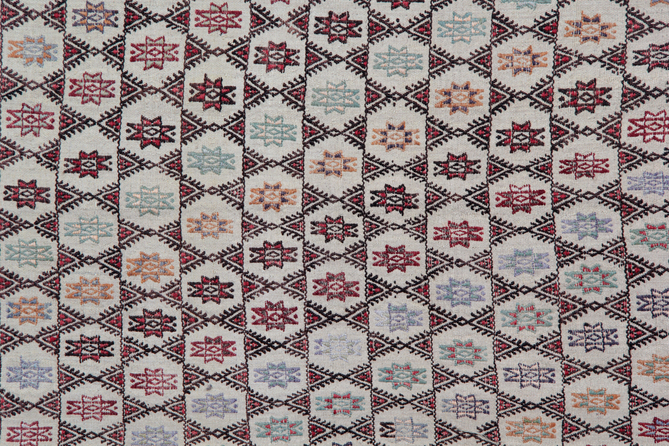 Handwoven antique turkish kilim rug 142x235cm