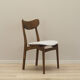 Set of six walnut chairs, Danish design, 60s, production: Denmark