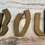 Golden Sign Letter "B"