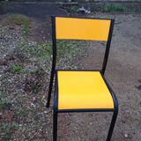 Color school type chairs