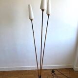 Vintage opaline tripod floor lamp
