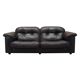Brown leather sofa, Swiss design, 1970s, manufacture: De Sede