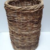 High basket 55cm round rattan old