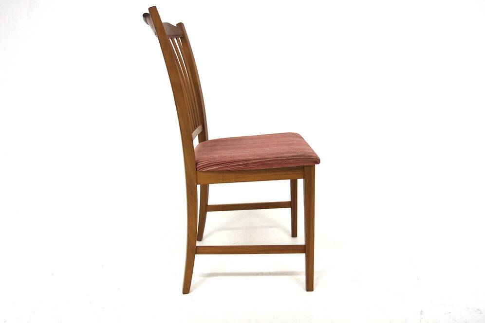 Set de 6 chaises scandinaves en noyer, Suède, 1960