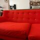 Orange sofa