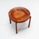 Table tray sculpturale Jens Quistgaard en teck Danemark 1960