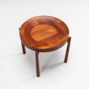 Table tray sculpturale Jens Quistgaard en teck Danemark 1960
