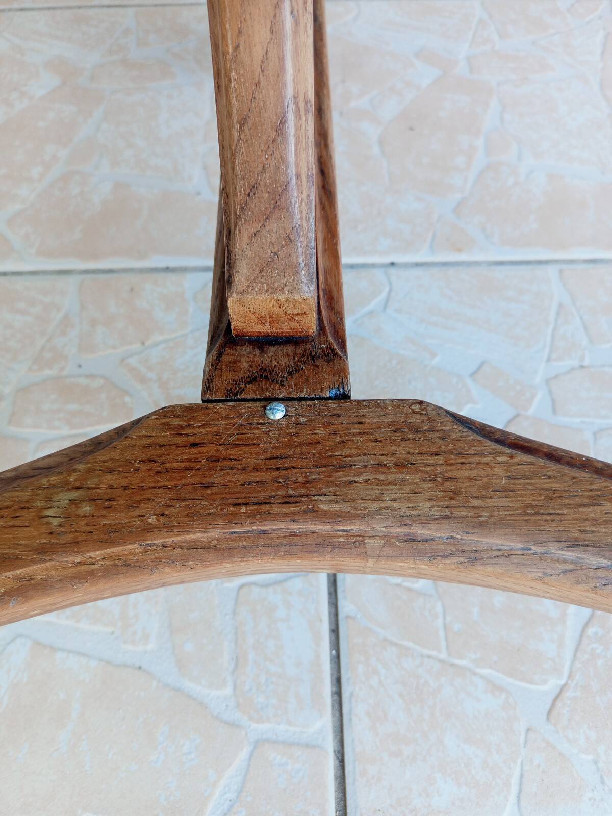 Vintage style Art Nouveau oak table
