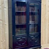 Napoleon III 19th century library in blackened wood