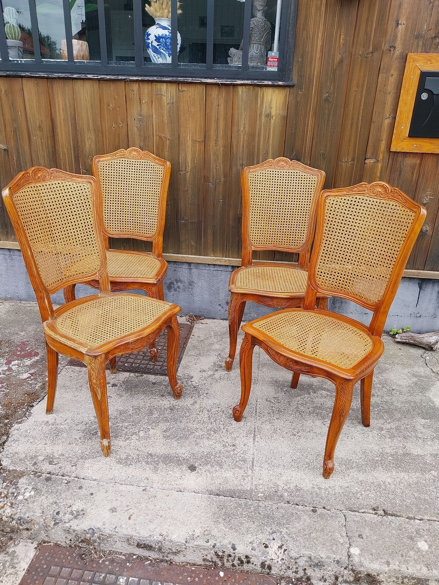 Lot de 4 chaises Baumann classique
