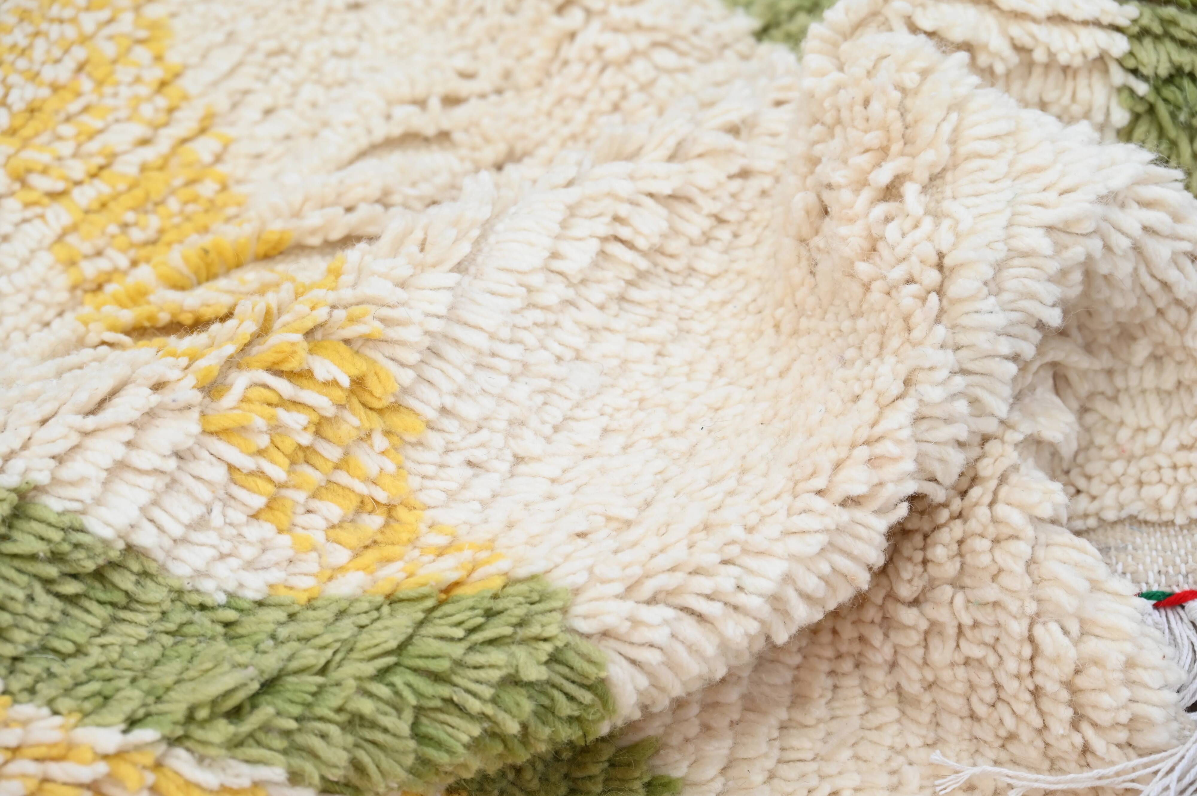 Colourful handwoven wool rug, 145 x 105 cm - P474