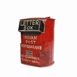 Indian post old metal india letter box