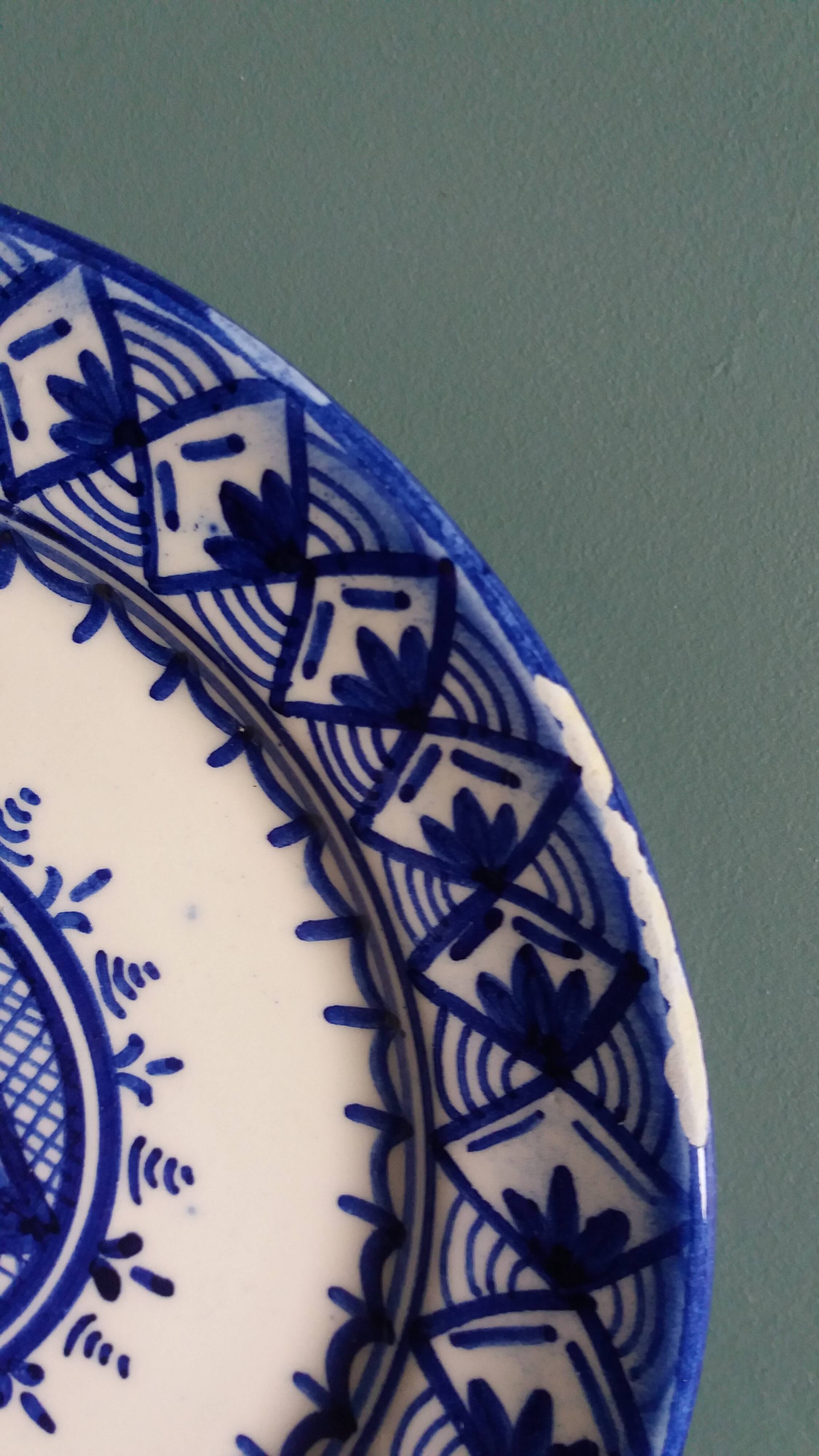 Hand-painted decorative wall plate Spain