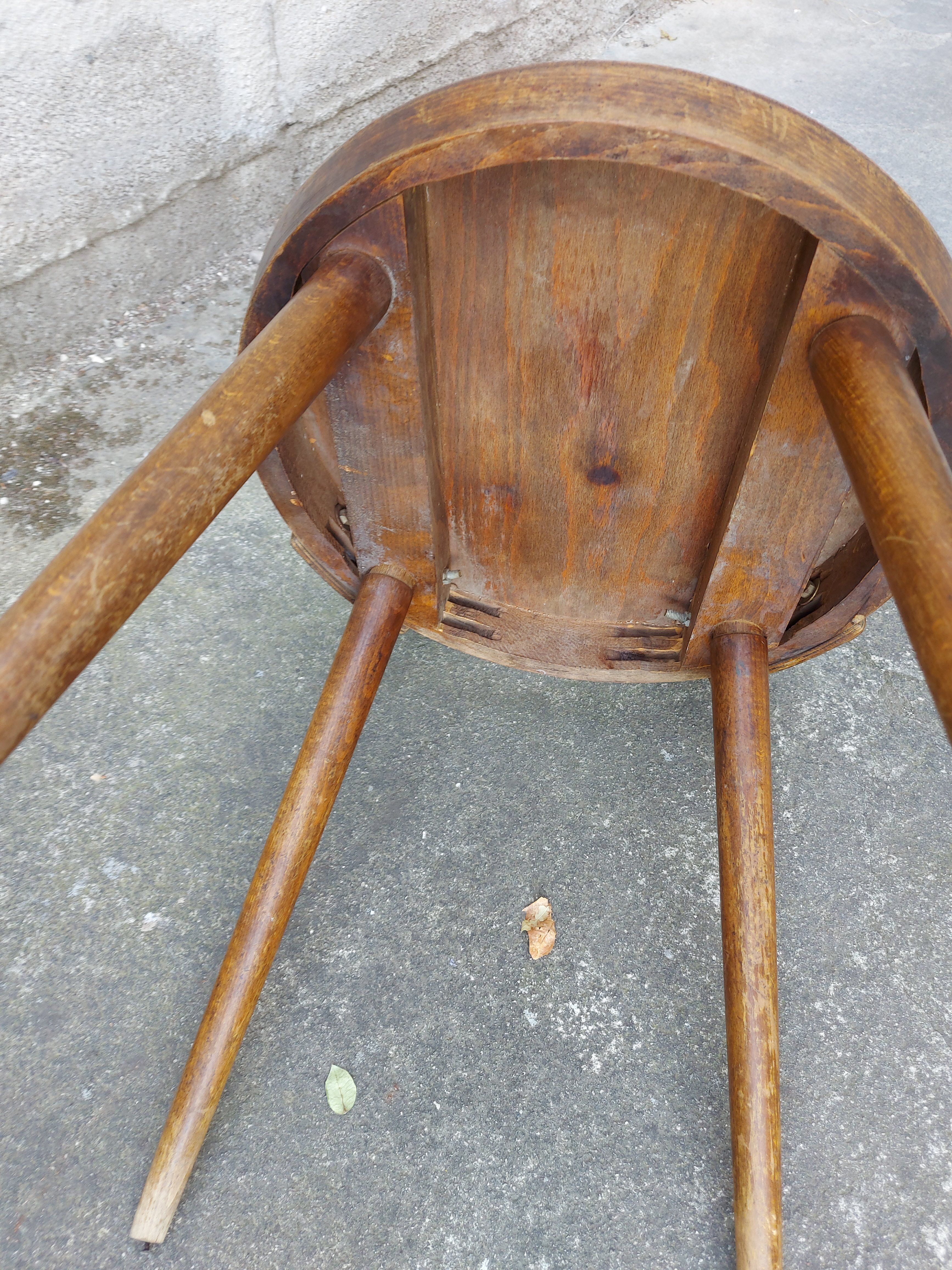 Set of 2 Baumann wooden chairs