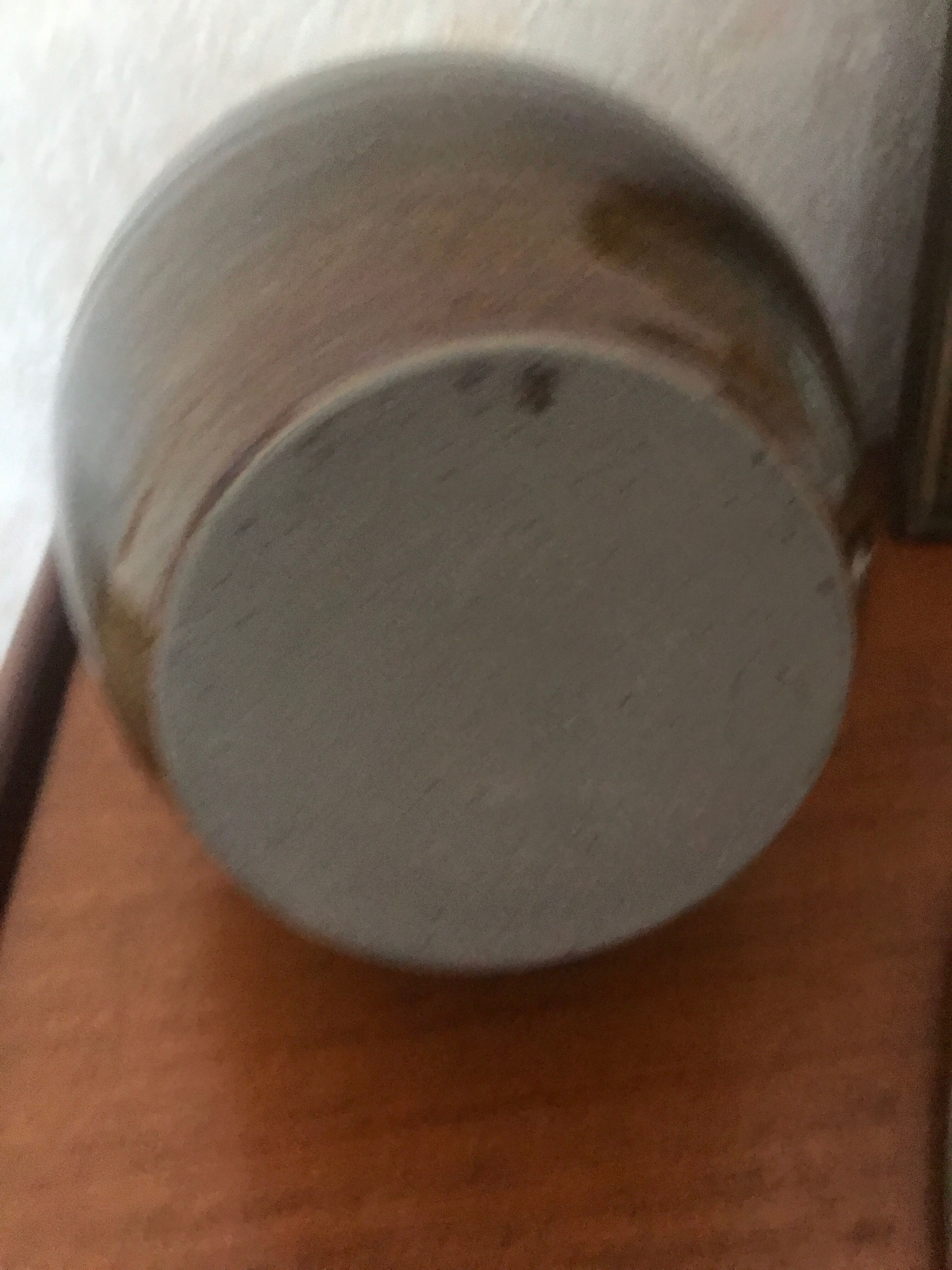 Vase in enamelled earthenware sandstone