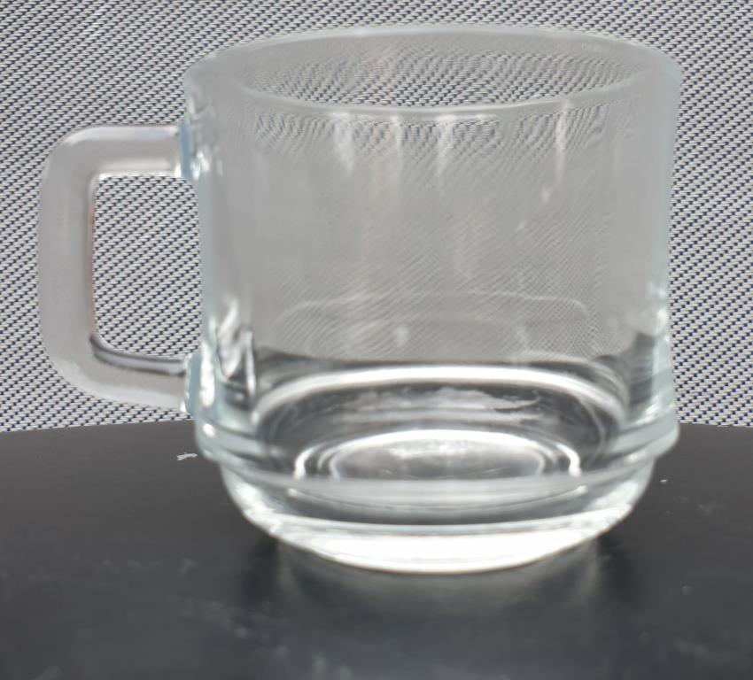 Set 11 cup vintage Duralex transparent glass