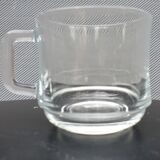 Set 11 cup vintage Duralex transparent glass