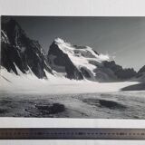 Barre des Écrins photograph, vintage silver print, 40 x 25 cm