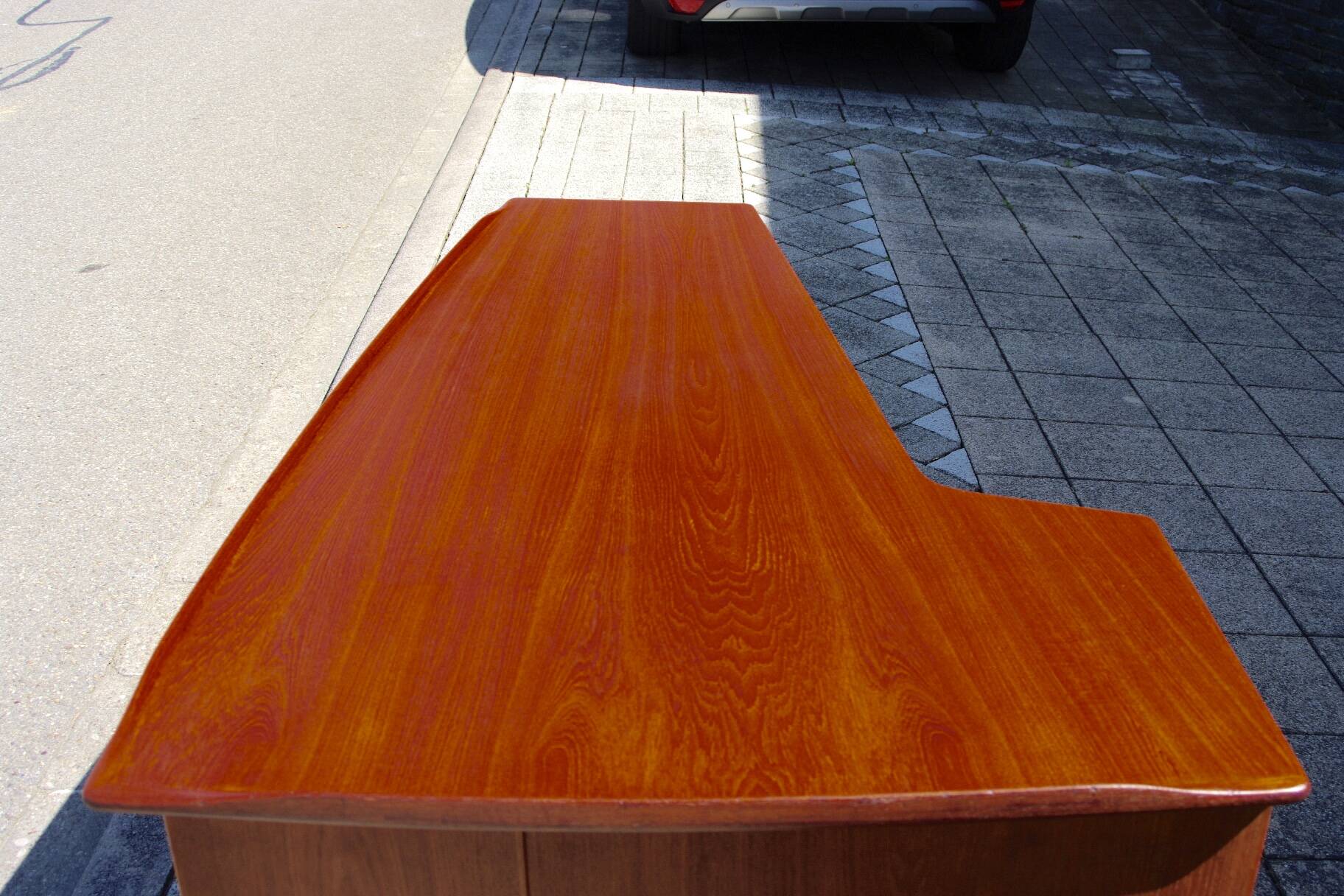 Vintage boomrang desk by peter lovig nielsen 1960s