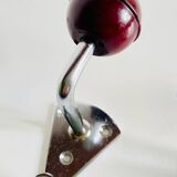 Chrome and bakelite coat hooks from the 70s