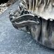 Silver fruit bowl with dragonflies Art Nouveau