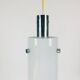 Opal glass hanging lamp from Limburg 1970