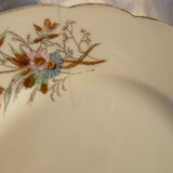 10 assiettes dessert porcelaine xixème