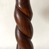 Turned wooden lamp h 50
