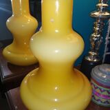 Vintage 70's opaline pendant lamp