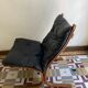 Armchair Siesta 1965 Ingmar Relling for Westnofa, Norway, black leather