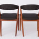 Set of 4 Kai Kristiansen model 31 chairs danish 1960s