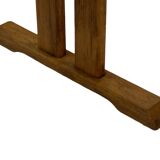 Vintage shaker dining table in oak minimalist design 70's