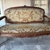 Sofa and 4 Louis XV style armchairs