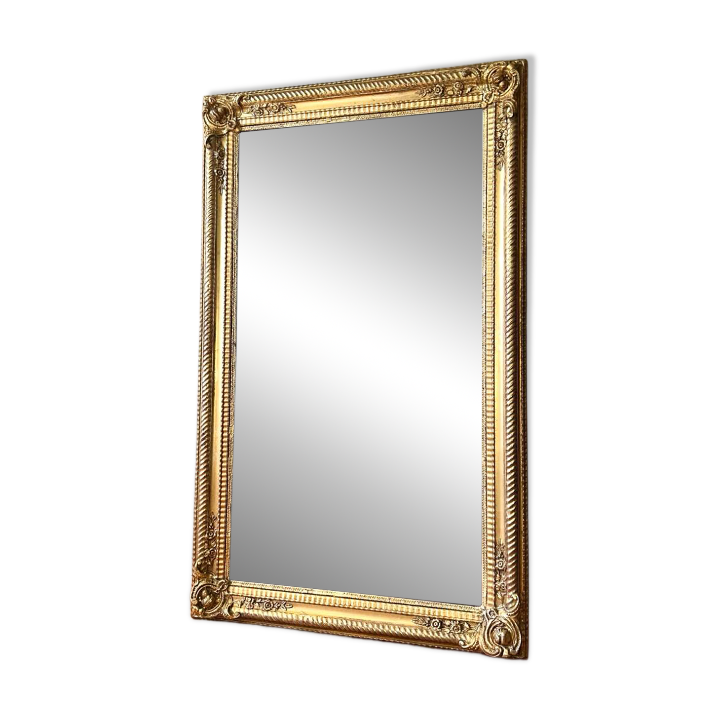 Miroir ancien doré époque début XIXème