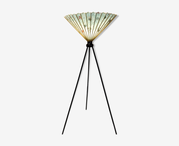 Lampe ombrelle japonaise vintage